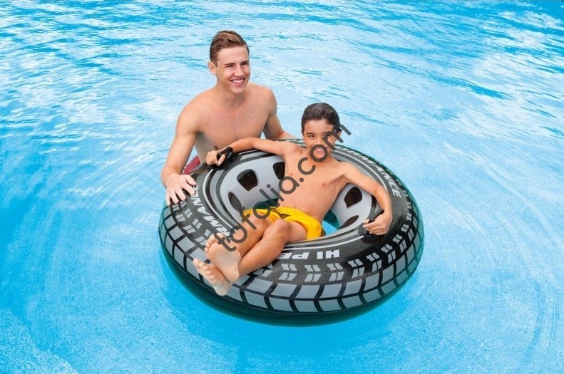 Felfújható autókerék+kapaszkodó 1,14m – galéria