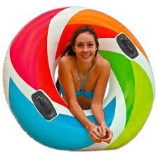 Intex úszógumi kapaszkodóval 1,22m 9 éves kortól 2 színben – galéria