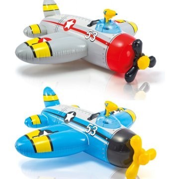 Repülő lovagló vizipisztollyal 1,32mx1,30m 3éves kortól 2 színben