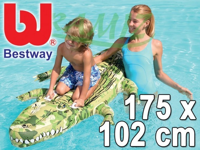 Bestway krokodil lovagló 1,75mx102cm – galéria