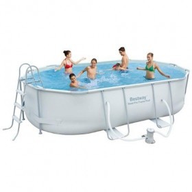 SANREMO ovális fémvázas medenceszett