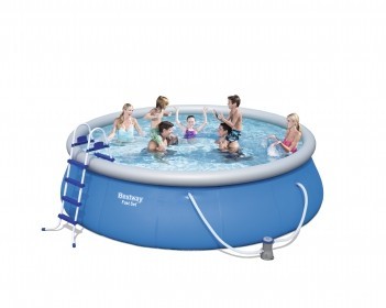 PALERMO 457x122 cm felfújható karimájú puhafalú medence szett