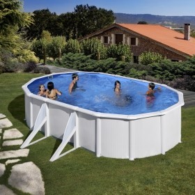 PONTAQUA WHITE 6,1x3,75x1,2m ovális medence