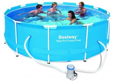Bestway fémvázas medenceszett 366x100 cm