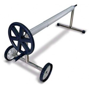 KO acél csörlőszerkezet medence takarókhoz, 6 m, teleszkópos