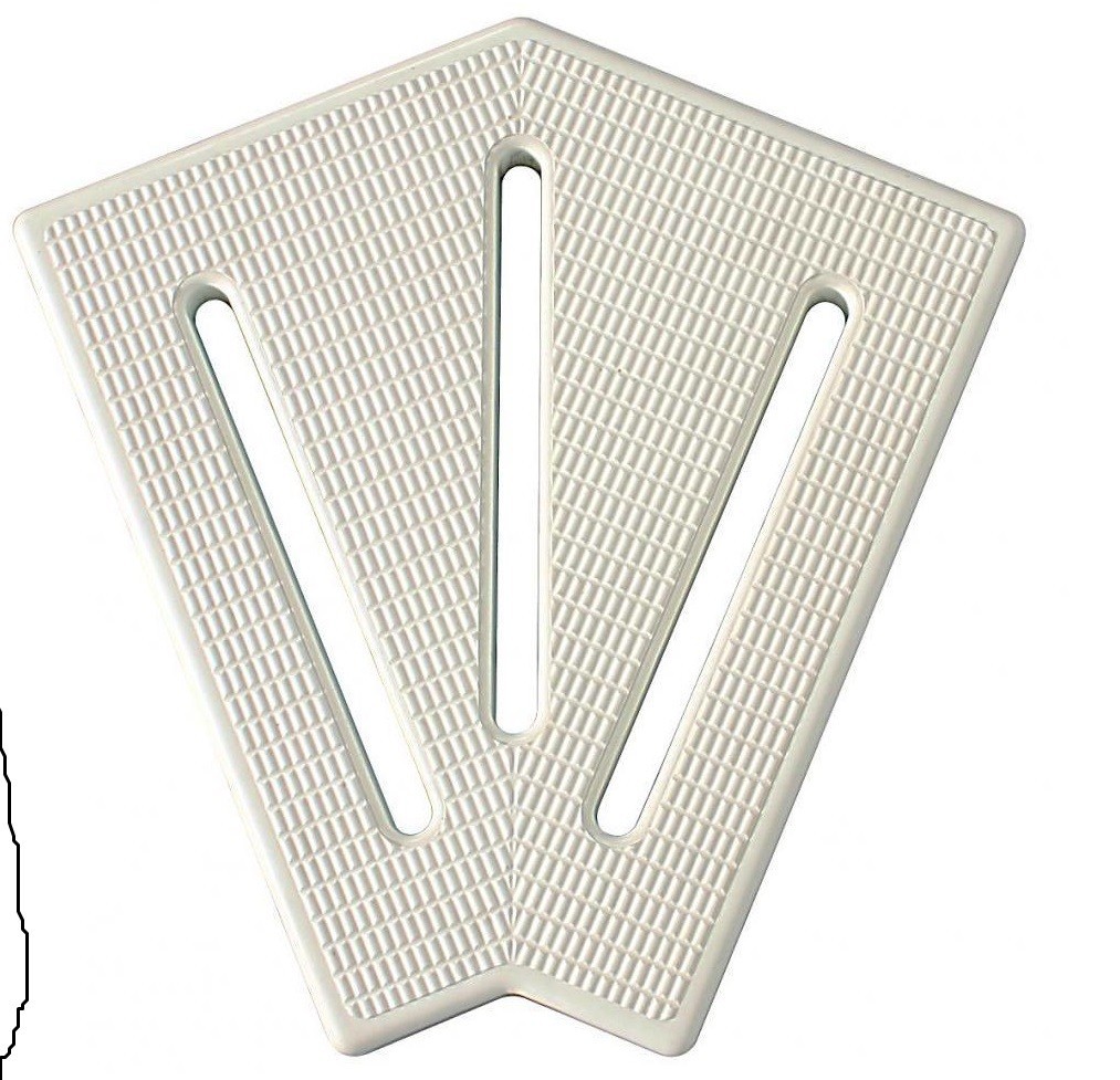 Túlfolyó sarok elem 45º 195mm