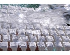 Túlfolyó rács flexibilis Square - Transzparens 250mm