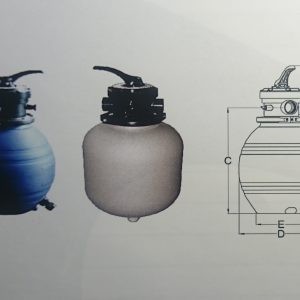 Neo Ø350mm 5m3/h Top 1 1/2"