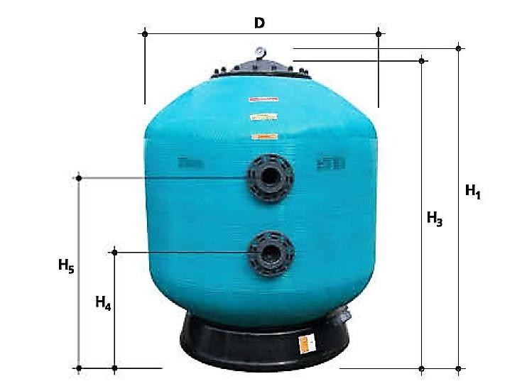 TRB Ø1200 1m 33m3/h Ø90