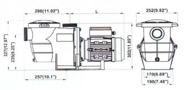 Szűrőszett Neo Top Ø480mm 0,75HP