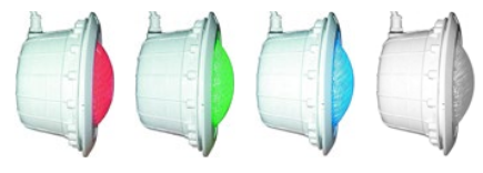 LED izzó POWER 30 PAR56 RGB - WHITE 50W/4410 lm