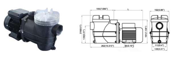 Basic 24m3/h H10m 2,0HP/230V