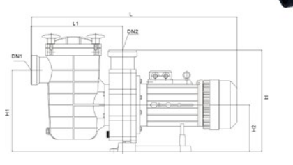 AQUAFILT 50m3/h H-8m 3HP 230V – galéria