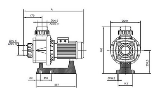 Karpa 250M 44m3/h 2,5HP 230V – galéria