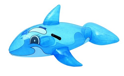 Kék átlátszó delfin 118 cm