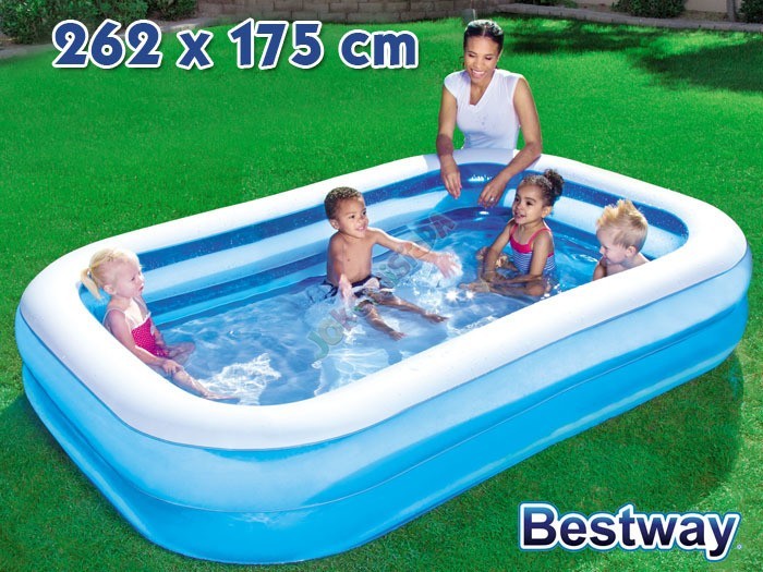 Kék családi medence 269x175x51 cm