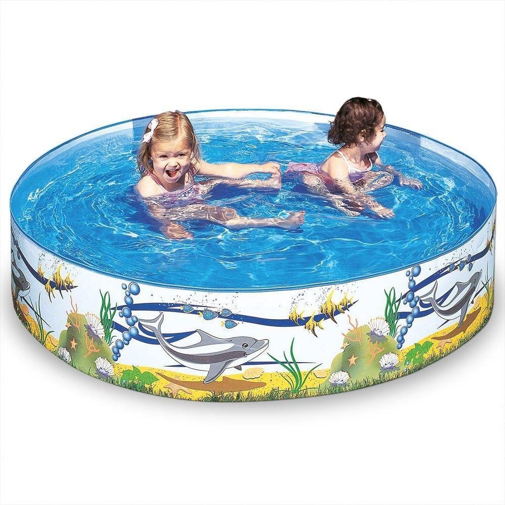 Medence Merev falú  delfines 152x25 cm