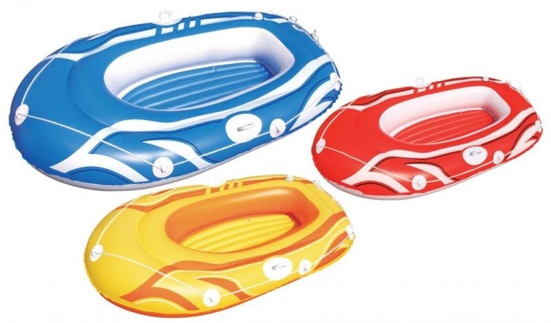 Bestway  csónak 197x115cm sárga, kék, piros