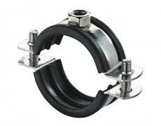Csőtartó gumis bilincs D140