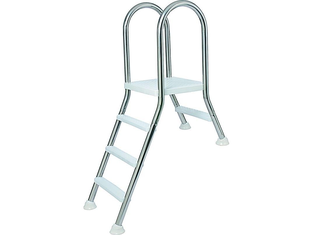 Kétágú inox létra 1 + 4 fokos, max 1,2m