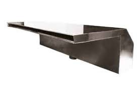 Vízkés AISI304 1500mm 4 x 2"BM