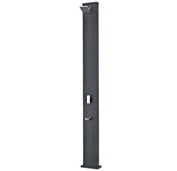 Szolárzuhany, lábmosóval antracit 28L