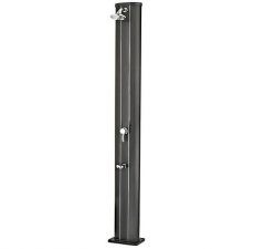 Szolárzuhany, lábmosóval fekete 40L