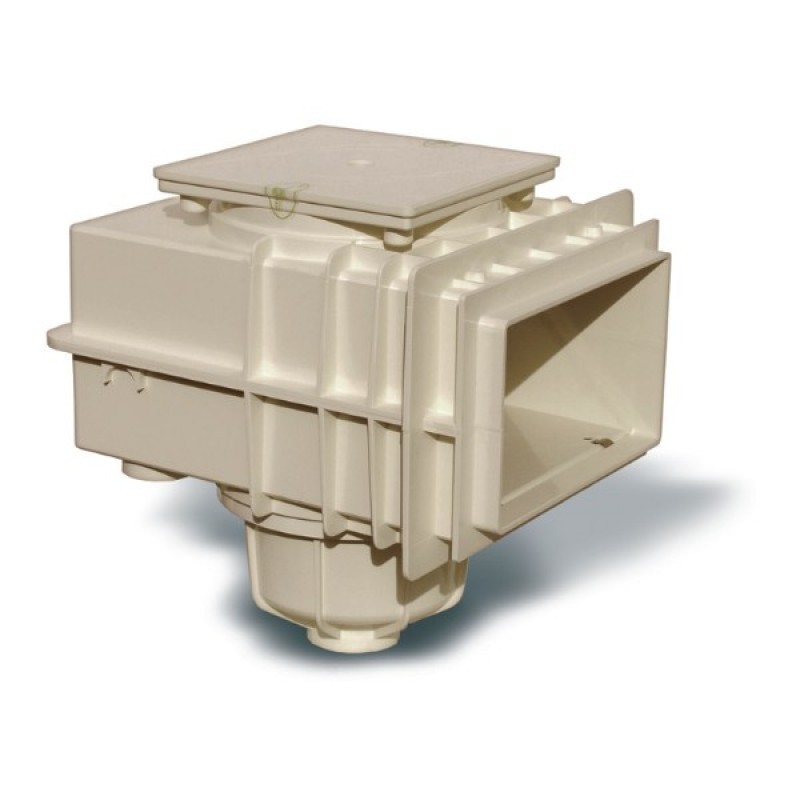 Fölöző (szkimmer) beton medencéhez, MTS V-20 típus