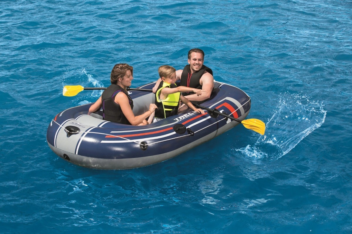 Bestway Hydro-Force Treck X2 Set 61068 felfújható csónak 255 x 127 cm