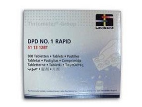 Mérőtabletta, cl vagy bróm érték méréshez, 500db/doboz