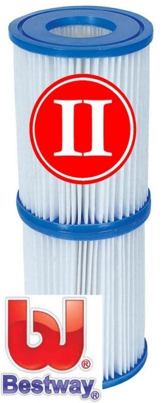 Papír szűrőbetét, II-s méret, Bestway