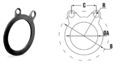 Lapos tömítés EVA D250