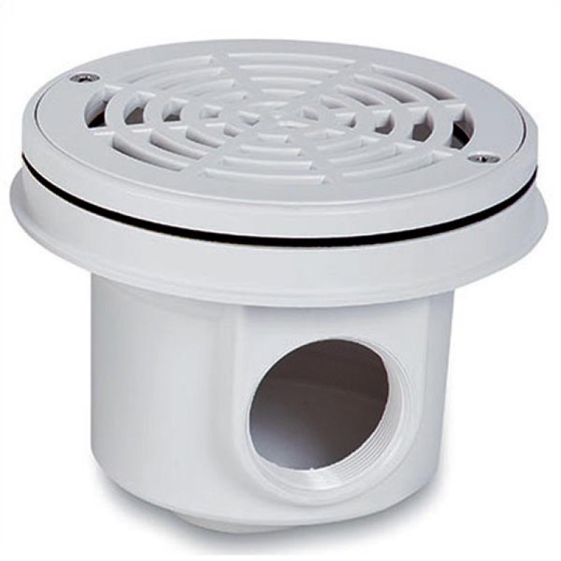 Fenékelszívó ráccsal, műanyag, fólia burkolatú medencékhez