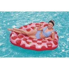 Bestway BW43396 Pool Float, Scentsational Raspberry Scent Swimming Lounger, Unisex