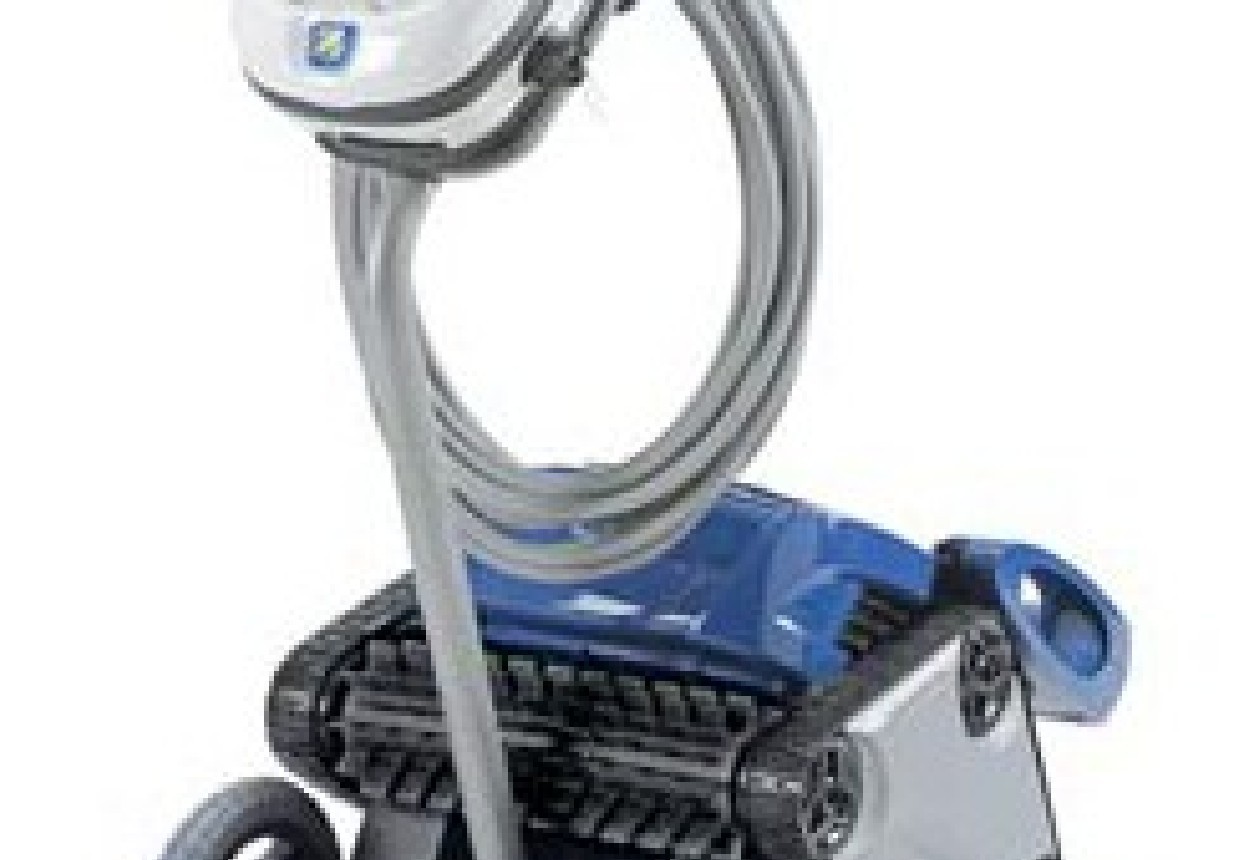 Cyclon X Pro vízalatti porszívó kocsival csempés medencékhez