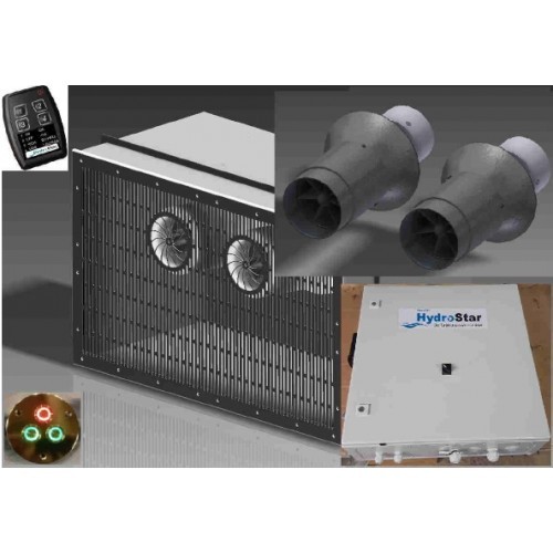 Komplett turbinás ellenáram. 275m3/h 1,75kW betonfalba