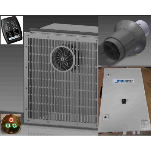 Komplett turbinás ellenáram. 320m3/h 2,7kW betonfalba