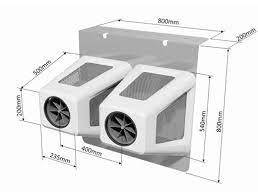 copy of Komplett turbinás ellenáramoltató 2 x 275 m3/h utólag behelyezhető – galéria