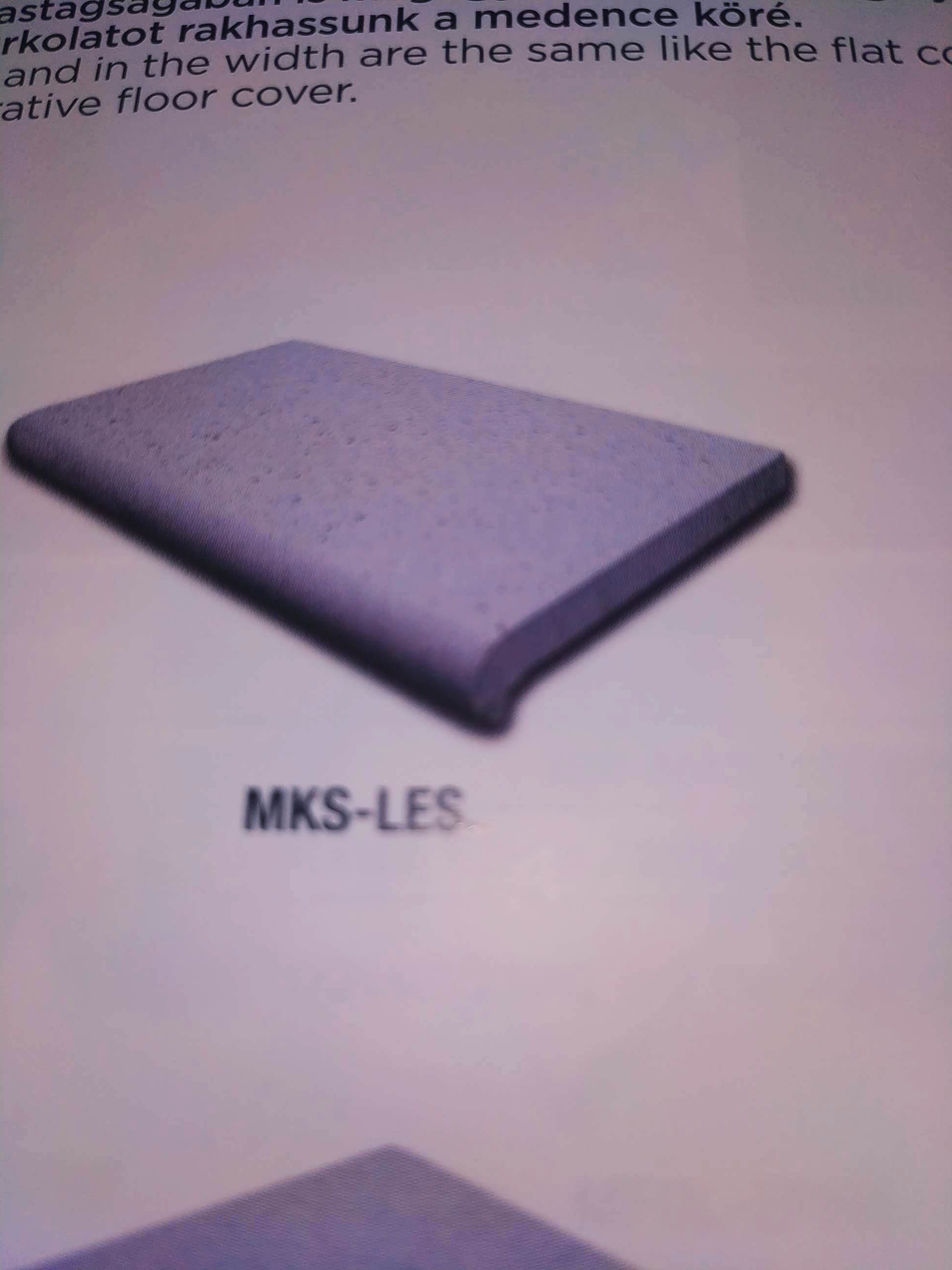 Lapos szegélykő egyenes, csiszolt