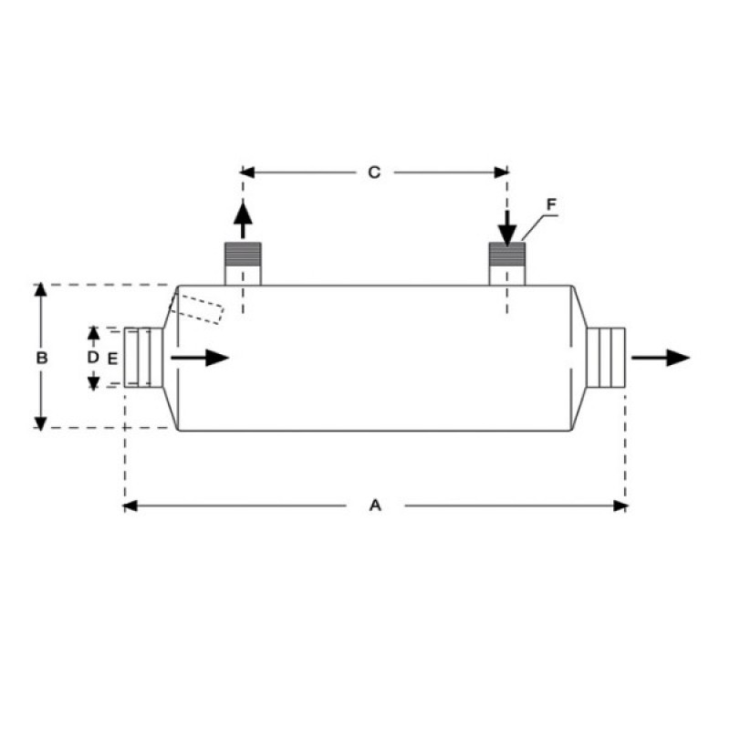 Műanyagházas hőcserélő,ragasztható hollanderrel 85 kW – galéria