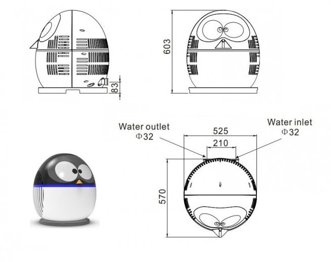 Pingvin hőszivattyú 4 kW – galéria