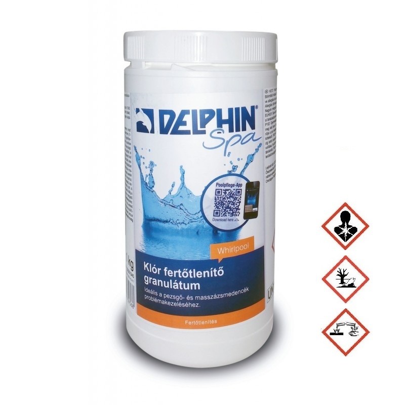 Delphin Spa klór Forte granulátum, 1 kg
