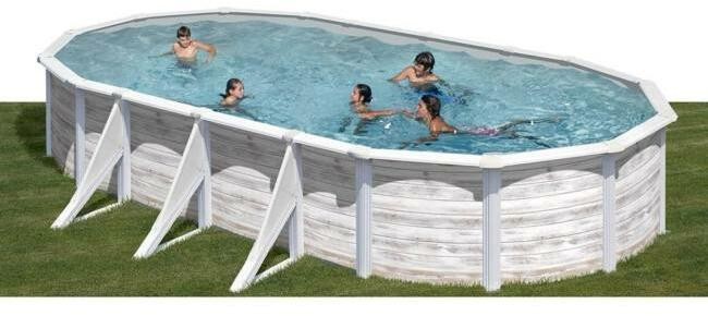 PONTAQUA NORDIC 6,1x3,75x1,2 m ovál medence