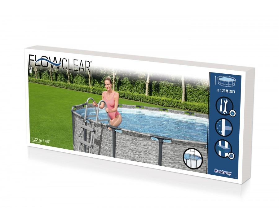Bestway 122cm BIZTONSÁGI medence létra – galéria