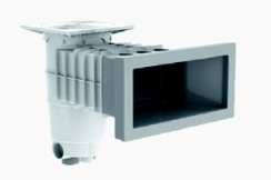 Design Szkimmer betonos/fóliás A400 szürke 6/4"BM / 2"KM /D50