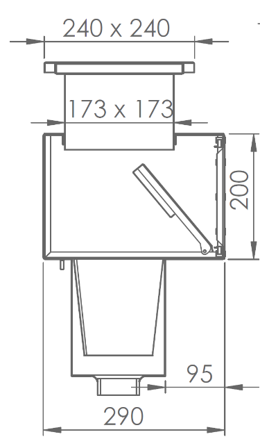 Szkimmer Inox betonos -S- AISI 316 KM2” – galéria