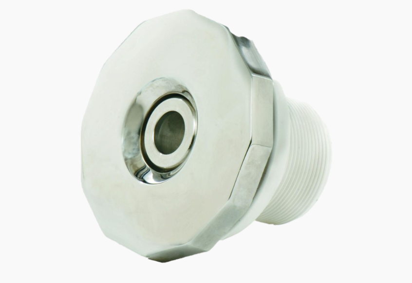 Befúvó betonos, rozsdamentes acél előlappal 2" KM - AISI316