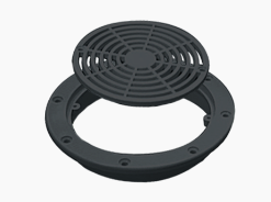 Fenékürítő fóliás antracit O200MM 2"