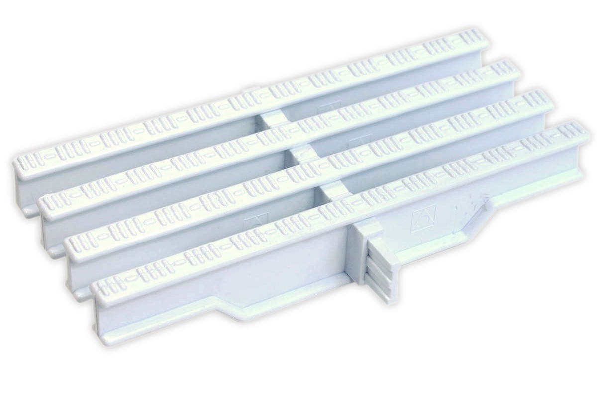 Túlfolyó rács egyenes kék 200mm