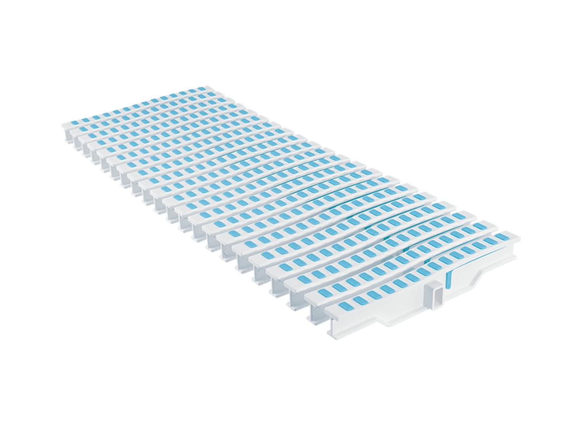 Túlfolyó rács egyenes kék 250mm